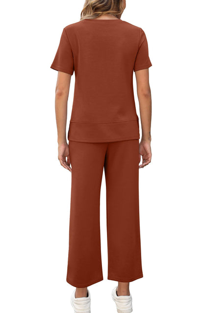 Carmel | Chic Strikket Lounge Sett for Hverdagsbruk