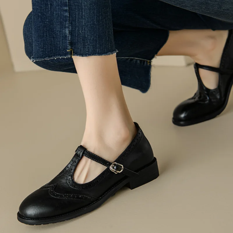 Sarah&Kate™| Chic T-Strap Mary Janes for enhver anledning