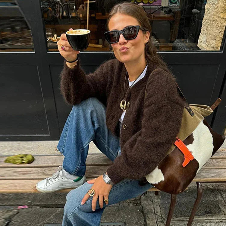 Chic Knappe-Cardigan for Alle Anledninger