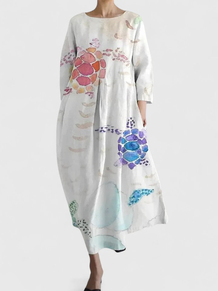 Margaritte | Chic Midi Kjole for Enhver Anledning