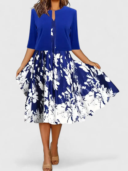 Chantal | Chic Midi Kjole for Enhver Anledning