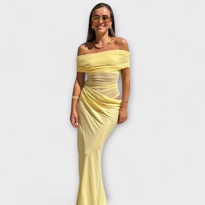 Chic Rynket Ujevn Kjole for Enhver Anledning