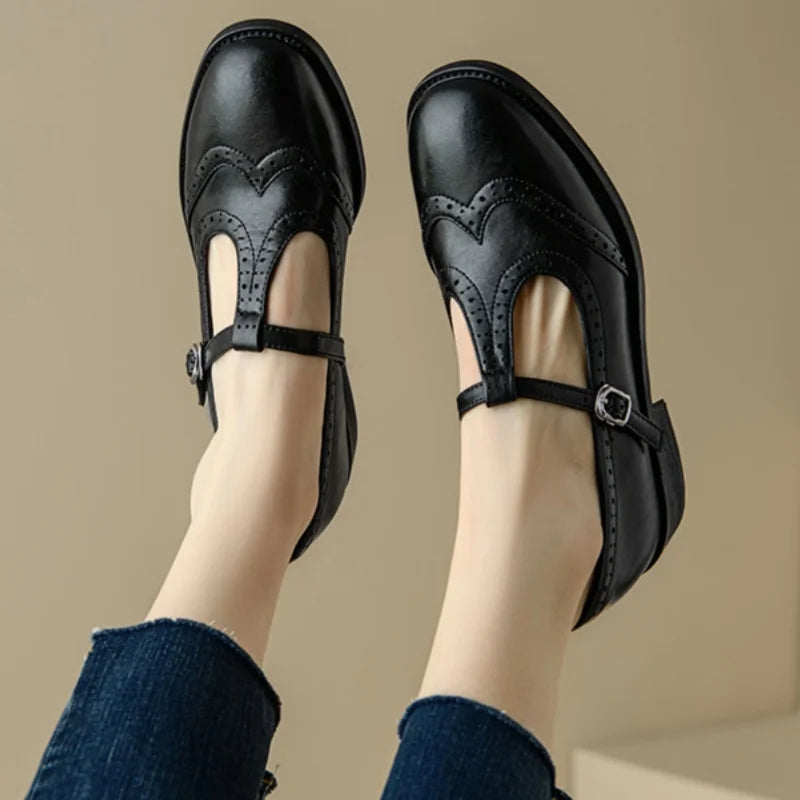 Sarah&Kate™| Chic T-Strap Mary Janes for enhver anledning