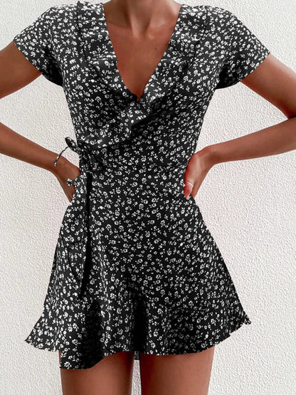 Chloe - Blomstrete Midi Kjole for Alle Anledninger