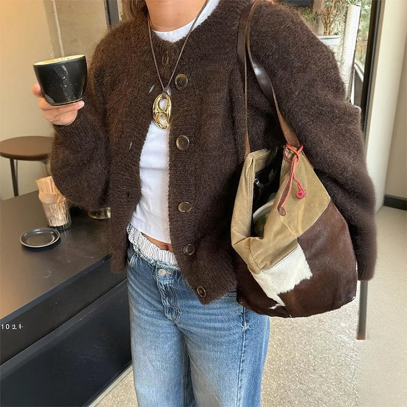 Chic Knappe-Cardigan for Alle Anledninger