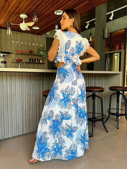 Trendy Uten Ermer Blonde Bryllupsgjestekjole