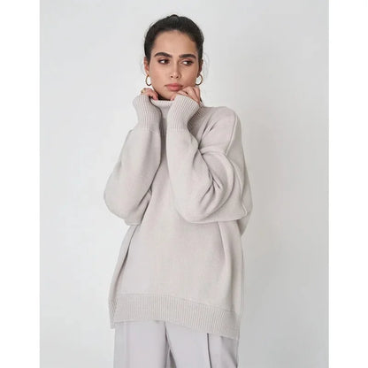 Arya - Koselig Strikket Turtleneck for Hver Anledning
