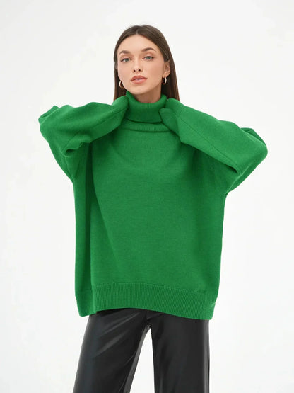 Arya - Koselig Strikket Turtleneck for Hver Anledning