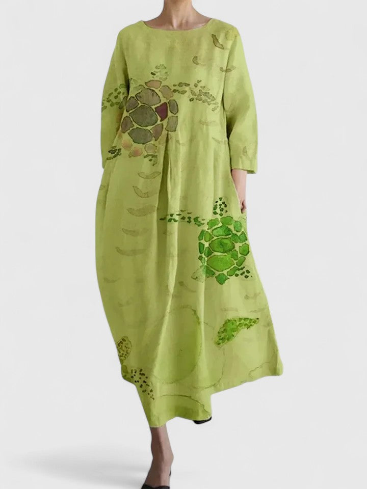 Margaritte | Chic Midi Kjole for Enhver Anledning