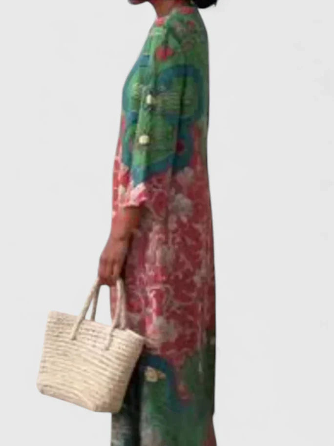 Kymberah | Chic Midi Kjole for Enhver Anledning