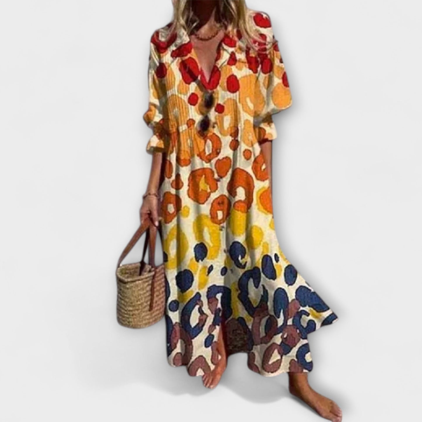 Lila - Smigrende Maxi Kjole for Uanstrengt Stil