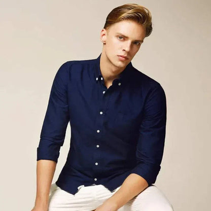 Chic Slim Fit Langermet Skjorte for Stilfulle Anledninger