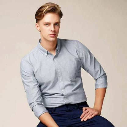 Chic Slim Fit Langermet Skjorte for Stilfulle Anledninger