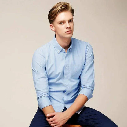 Chic Slim Fit Langermet Skjorte for Stilfulle Anledninger