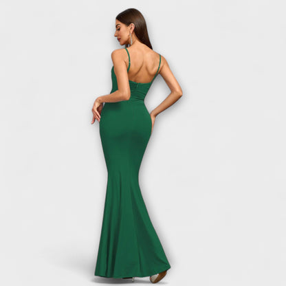 Chic Ruffle Kjole for Spesielle Anledninger