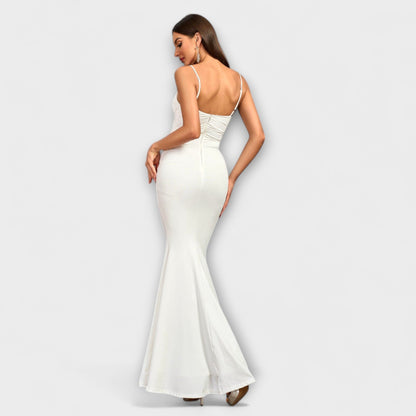 Chic Ruffle Kjole for Spesielle Anledninger