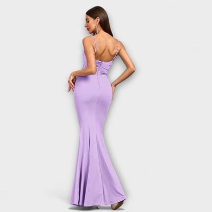 Chic Ruffle Kjole for Spesielle Anledninger