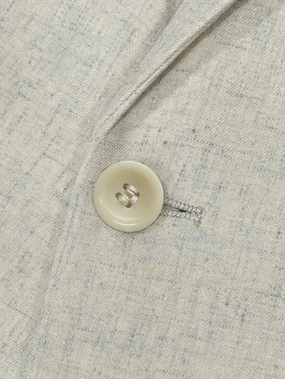 Herre Linblanding Dress Sett - Slim Blazer & Bukser for Formelle Anledninger