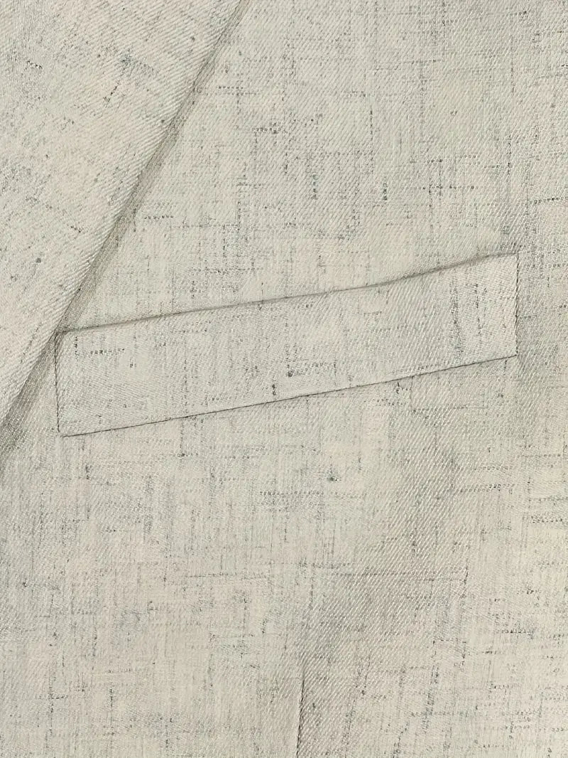 Herre Linblanding Dress Sett - Slim Blazer & Bukser for Formelle Anledninger