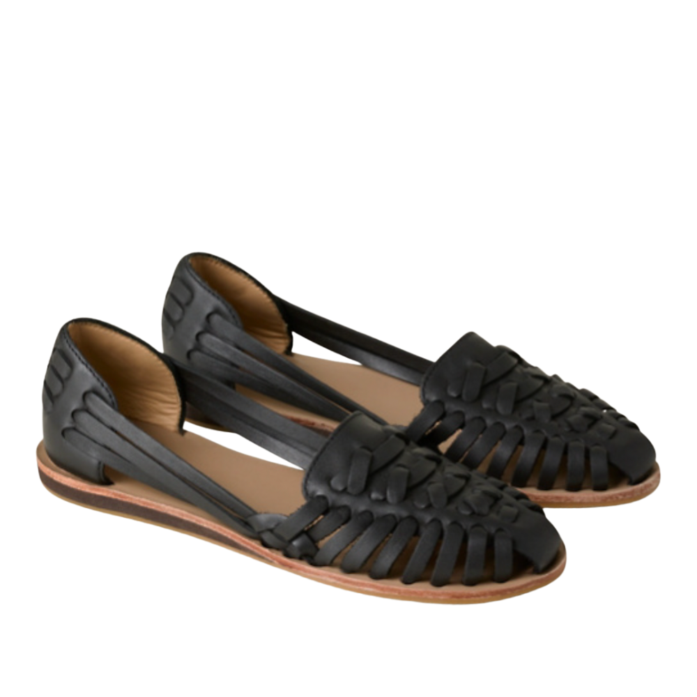 Chic Vevde Lukkede Tå Slip-On Sandaler for Hverdagsbruk