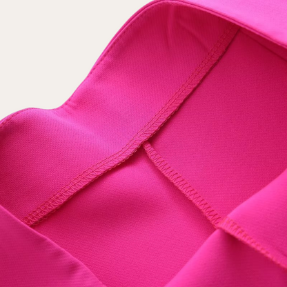 Chic kvinnelig blazer og vide bukser sett for stilige anledninger