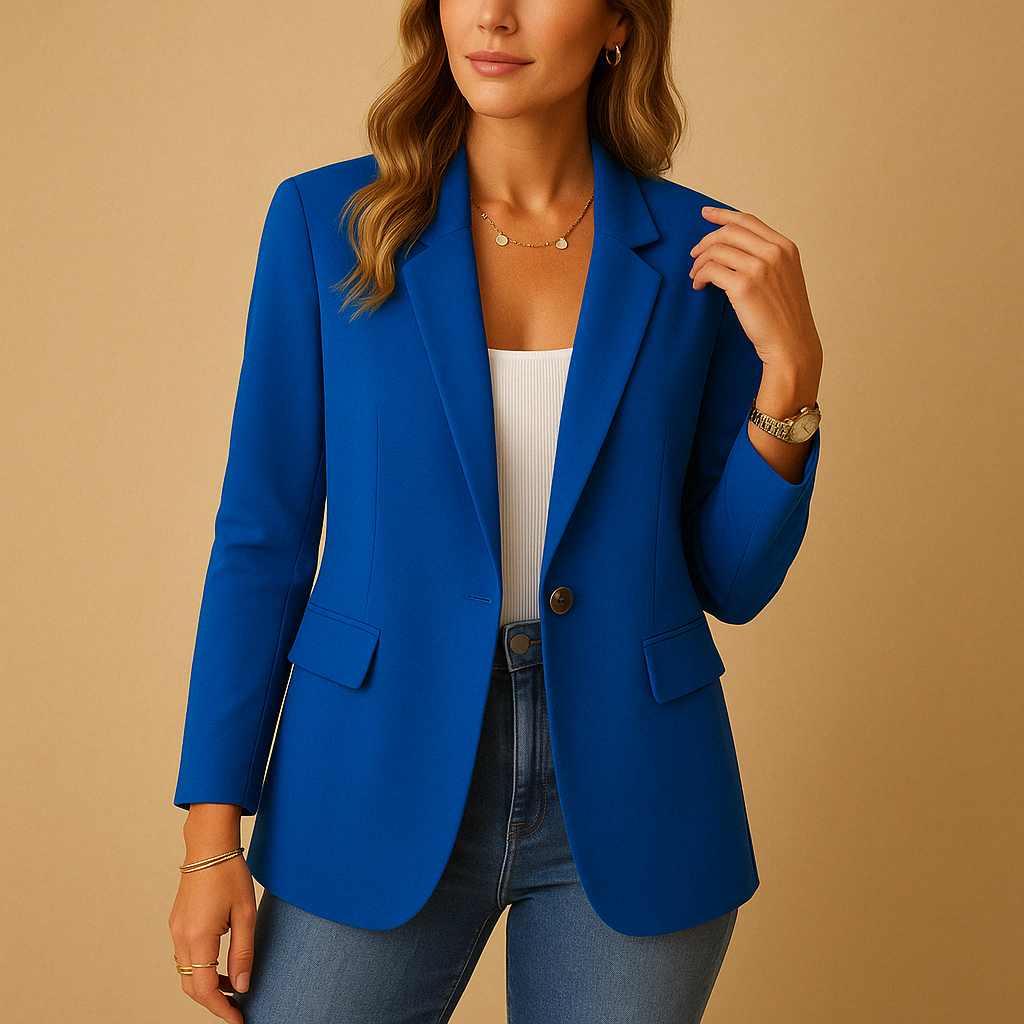 Damer Stretch Blazer for Kontor og Kveldsbruk