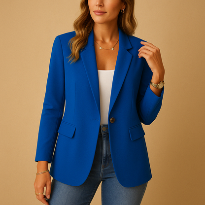 Damer Stretch Blazer for Kontor og Kveldsbruk
