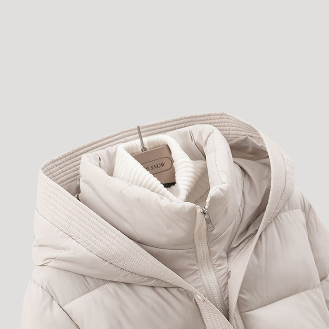 Stilig Hettepufferjakke for Vinterbruk