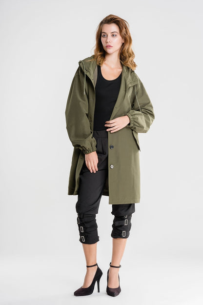 Women’s Hooded Longline Jacket for All Occasions