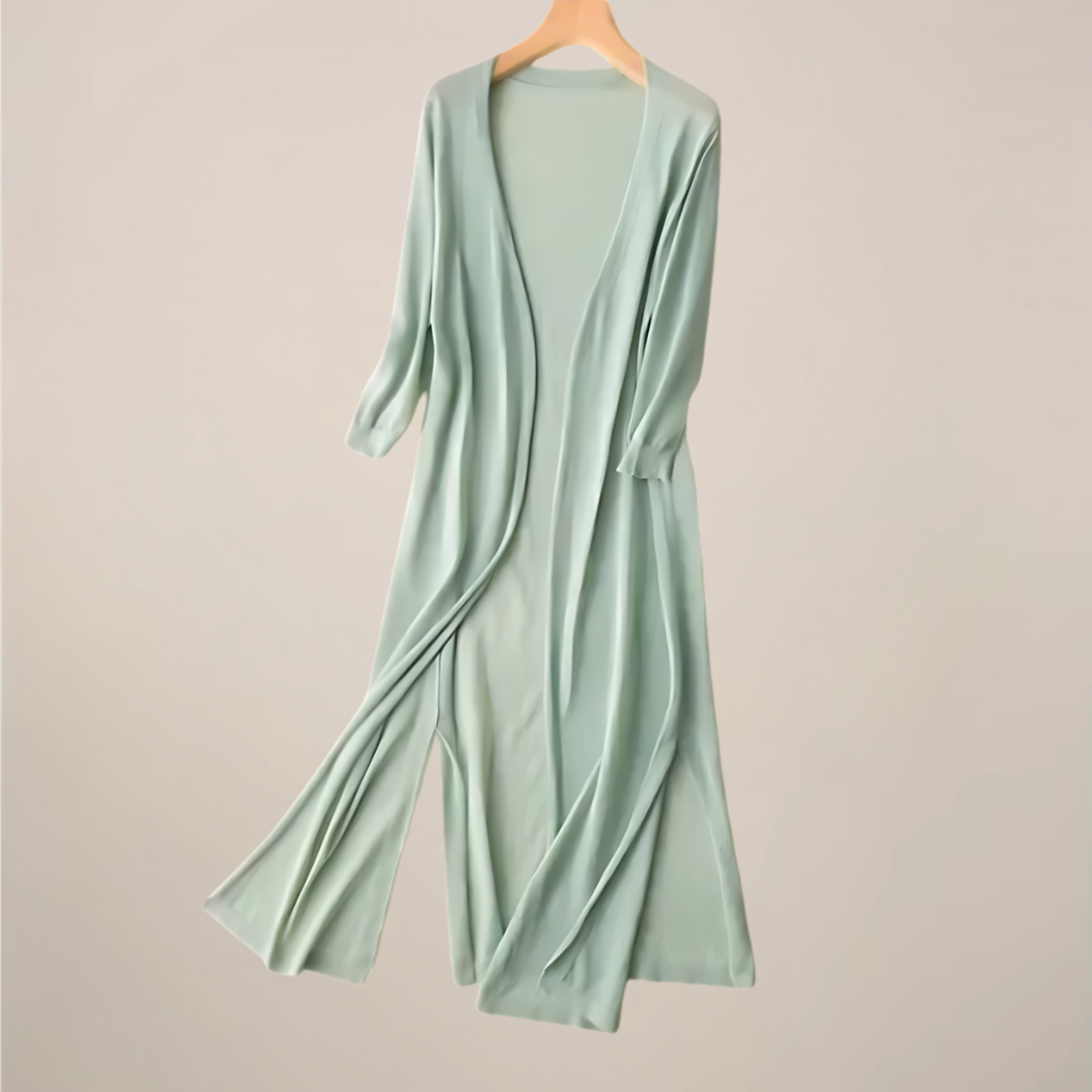 Chic Åpen Front Kvinners Strikket Cardigan for Hverdagsbruk