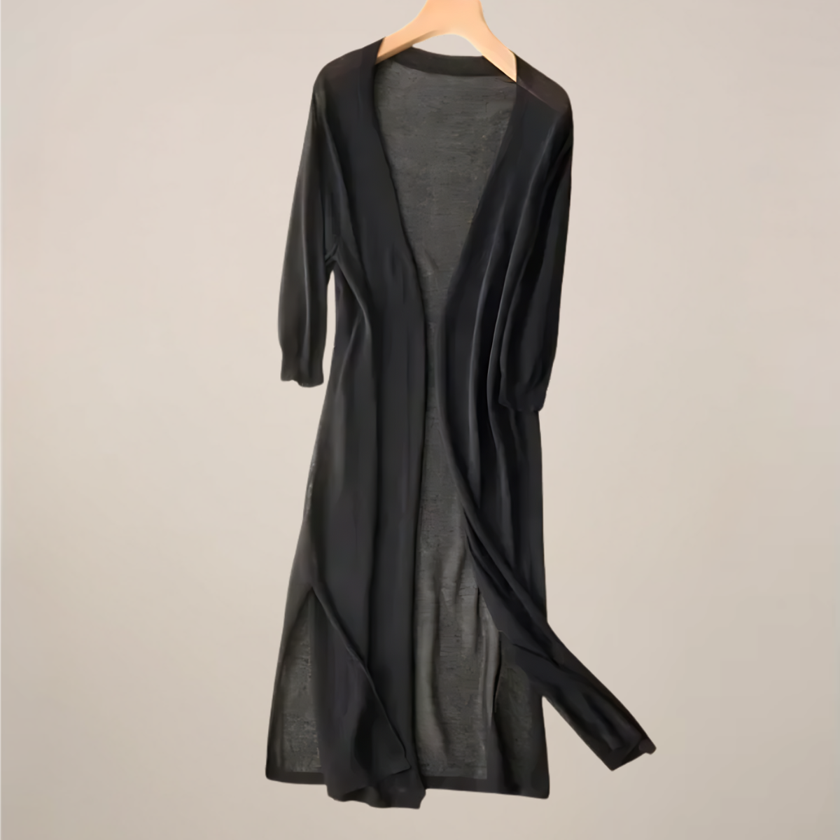 Chic Åpen Front Kvinners Strikket Cardigan for Hverdagsbruk