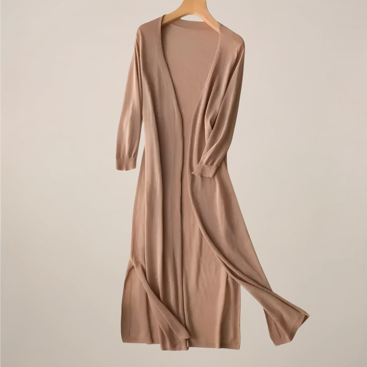 Chic Åpen Front Kvinners Strikket Cardigan for Hverdagsbruk