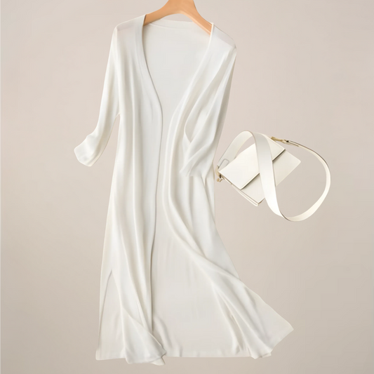 Chic Åpen Front Kvinners Strikket Cardigan for Hverdagsbruk