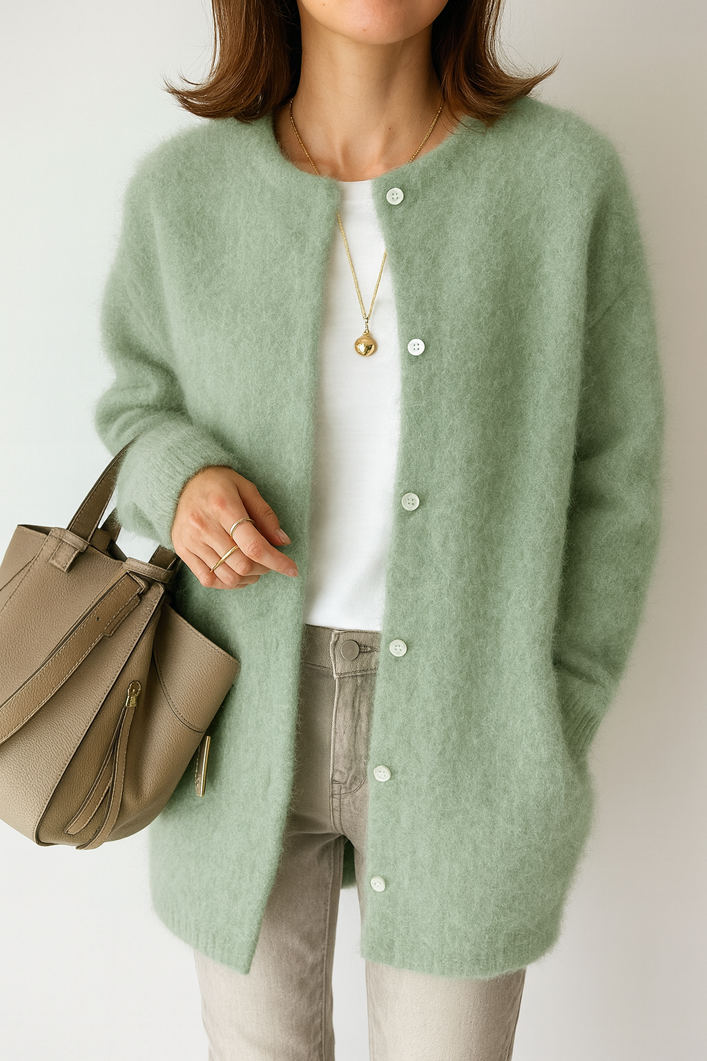 Chic Langline Strikkekardigan for Alle Anledninger