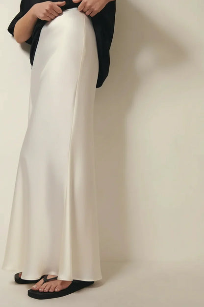 Chic Kvinners Maxi Skjørt for Spesielle Anledninger