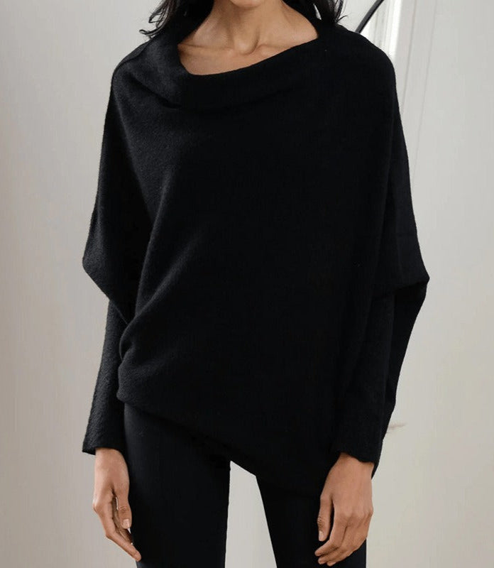 Chic Oversized Båthalsgenser for Stilige Anledninger