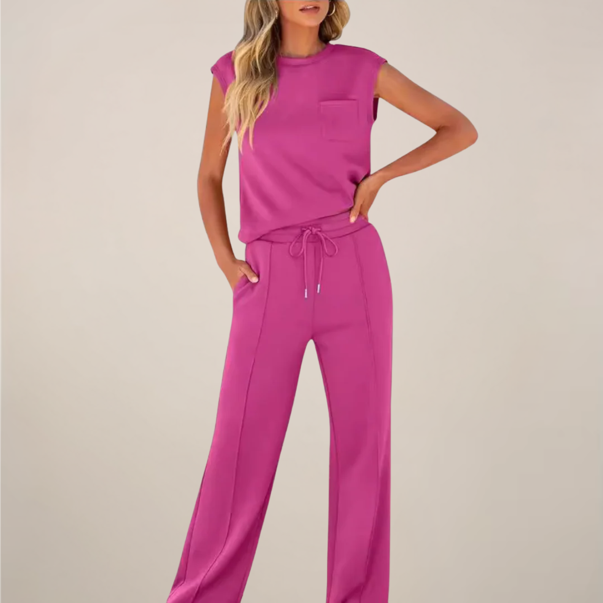 Kvinnens Sommer Co-Ord Sett – Chic Komfort for Enhver Anledning