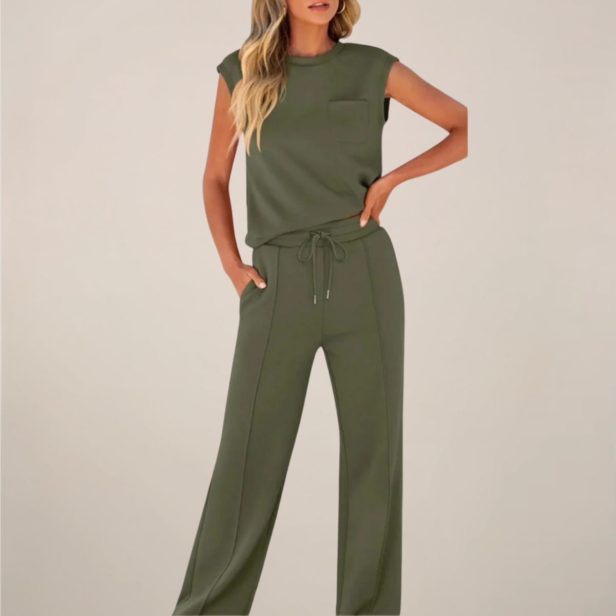 Kvinnens Sommer Co-Ord Sett – Chic Komfort for Enhver Anledning