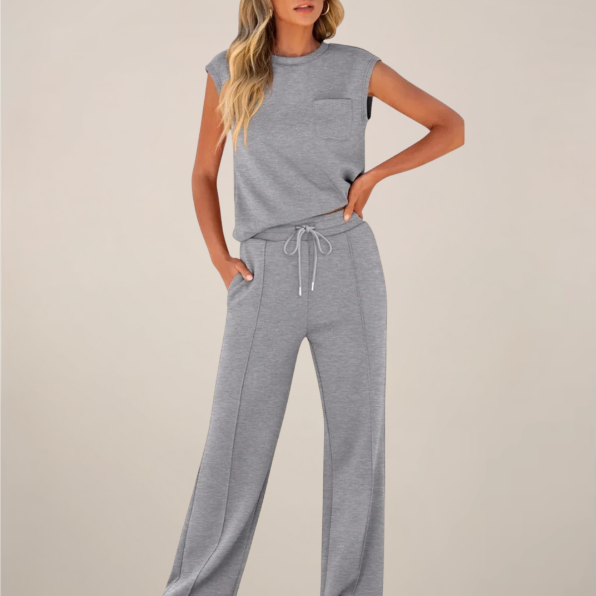 Kvinnens Sommer Co-Ord Sett – Chic Komfort for Enhver Anledning