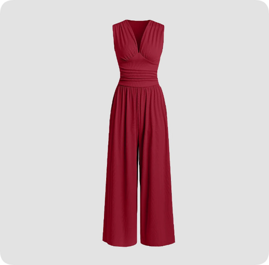 Chic Kvinne Uten Ermer Jumpsuit for Alle Anledninger