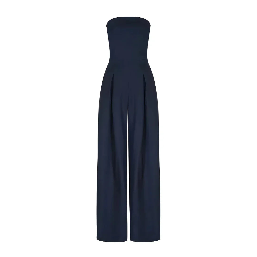 Chic Kvinners Tube Jumpsuit med Korsett Design for Stilfulle Arrangementer