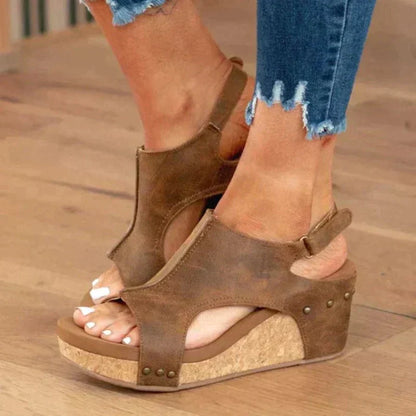 Chic Kvinne Wedge Sandaler for Alle Anledninger