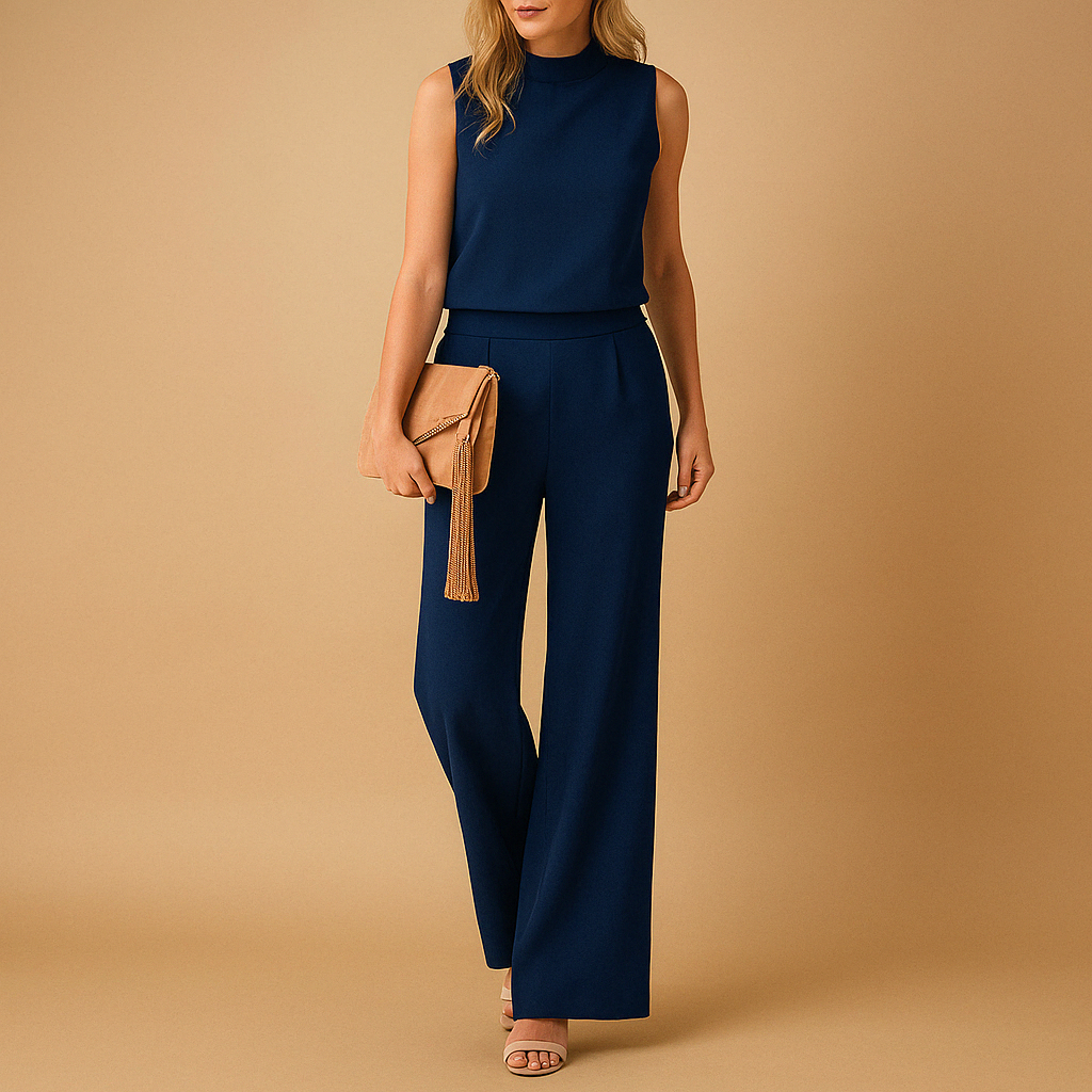Chic Kvinners Vide Bukse Jumpsuit for Stilige Anledninger
