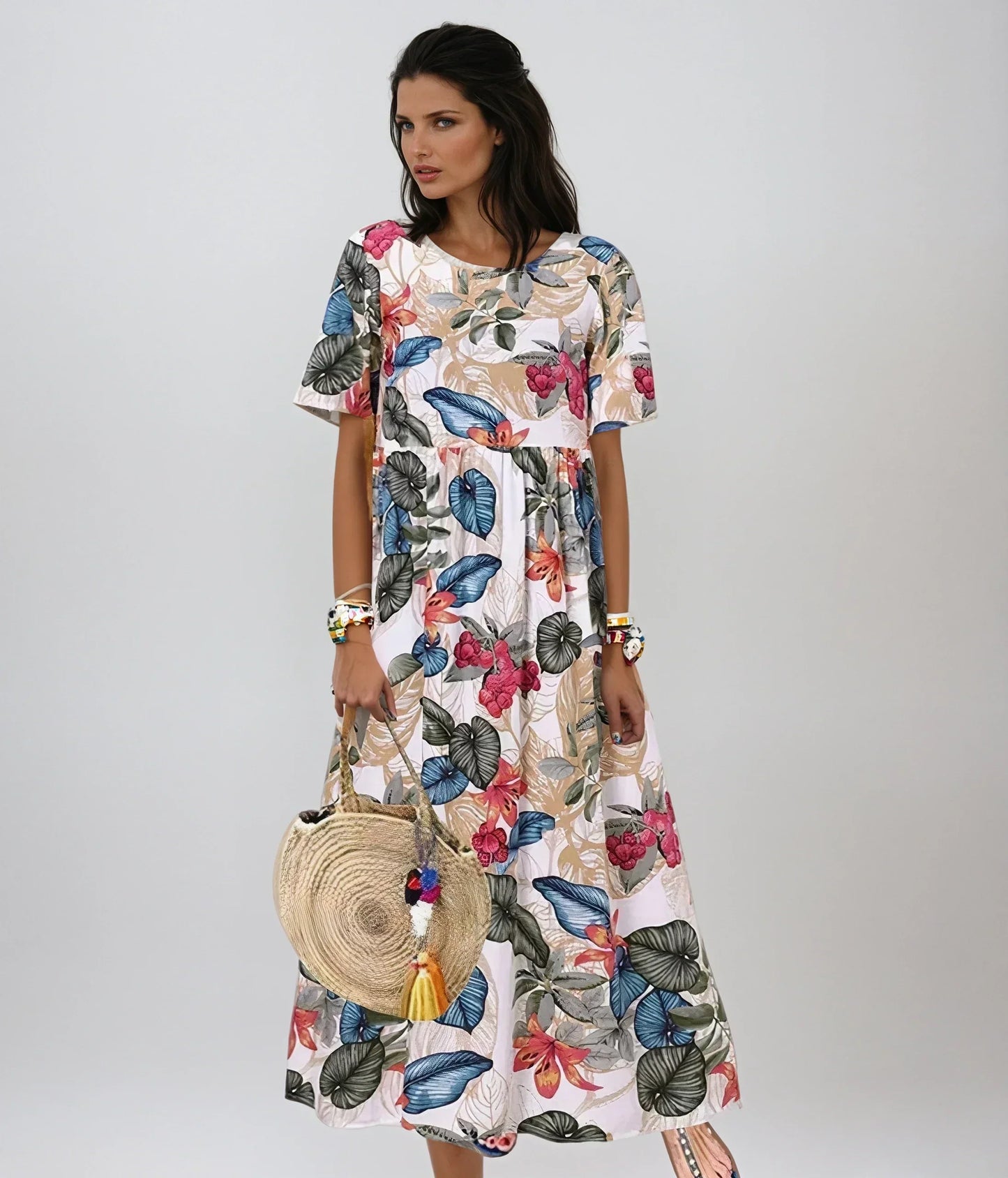 Lovi | Chic Floral Sommerkjole for Enhver Anledning