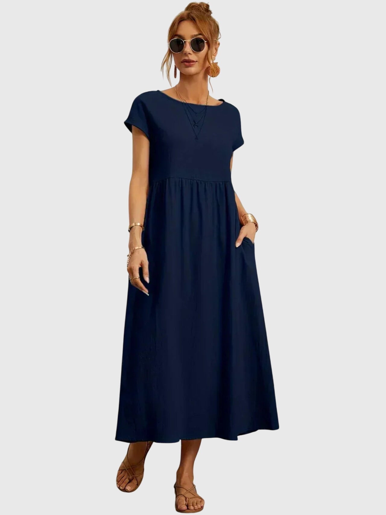 Giselle™ - Chic Lommerkjole for Enhver Anledning