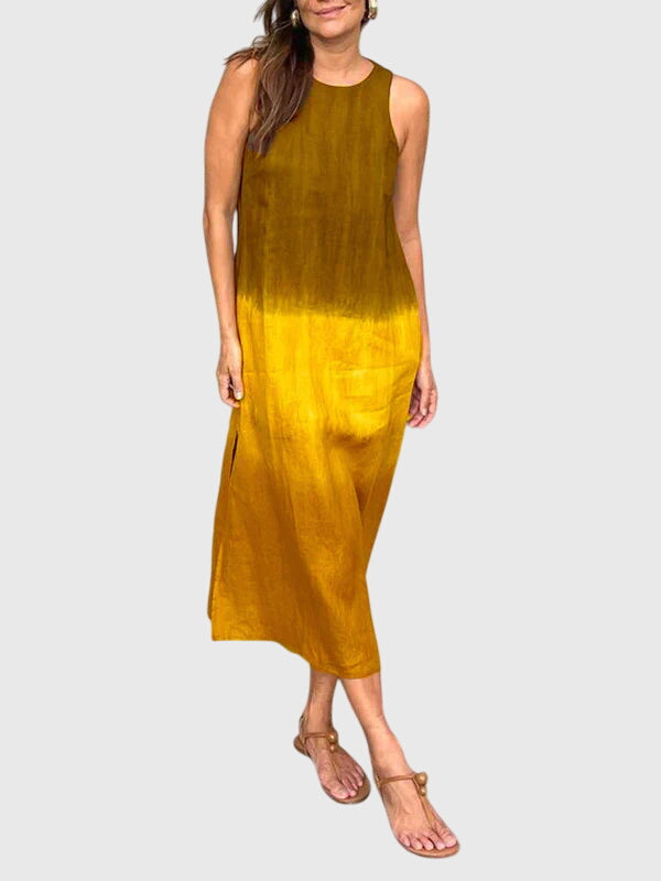 Chic Trykt Kjole for Enhver Anledning