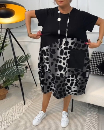 Cassandra | Kvinne Chic Midi Kjole for Alle Anledninger