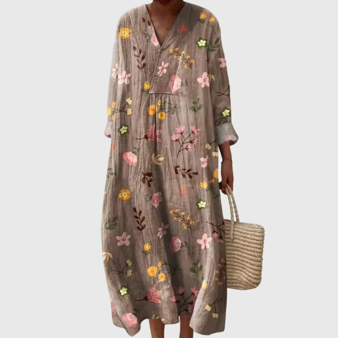 Stephanie™ | Chic Geometrisk Print Kjole for Enhver Anledning