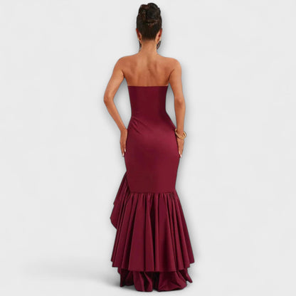 Zuri Off-Shoulder Maxi Kjole for Chic Arrangementer