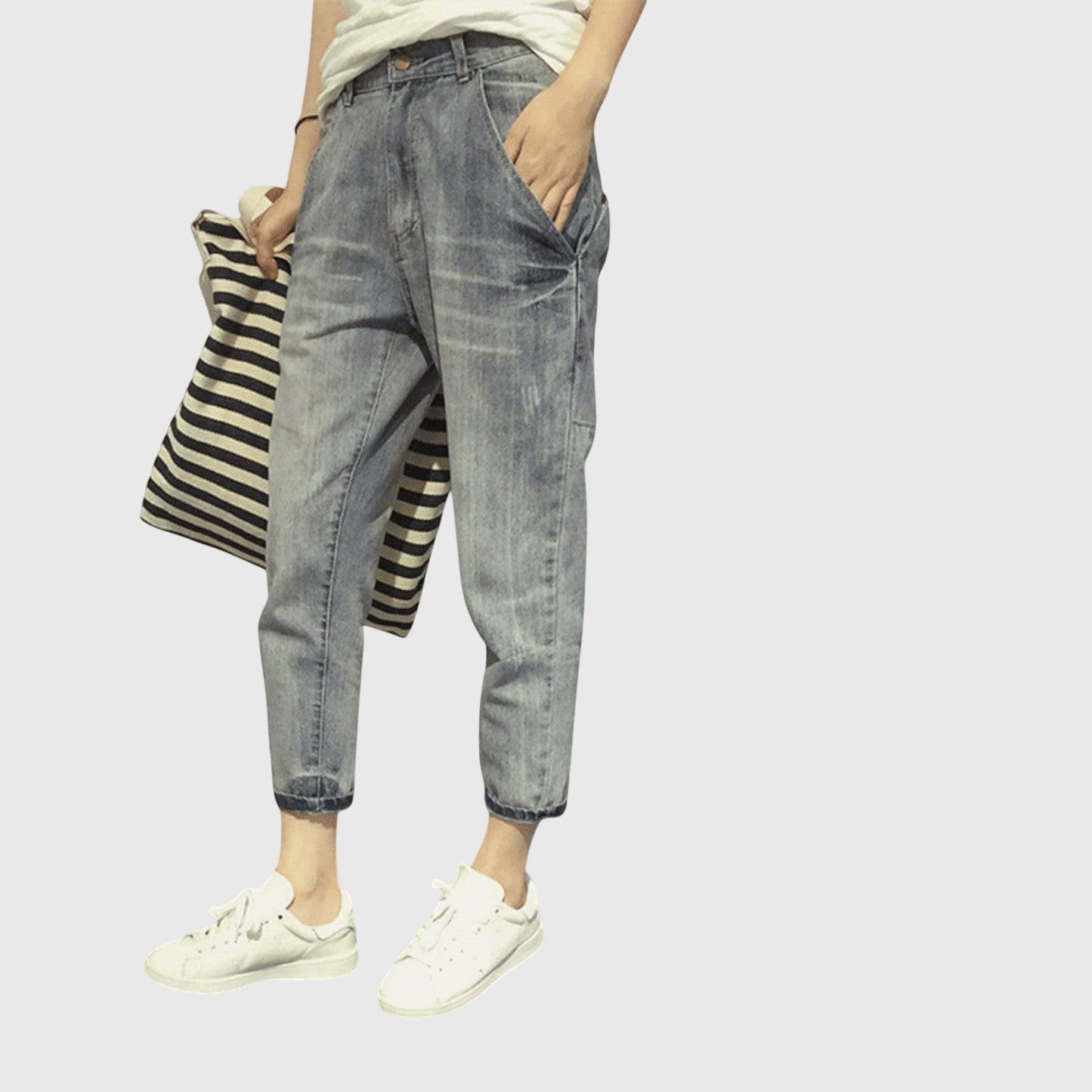 Charlotte - Chic Bomullsblandingsbukser for Alle Anledninger